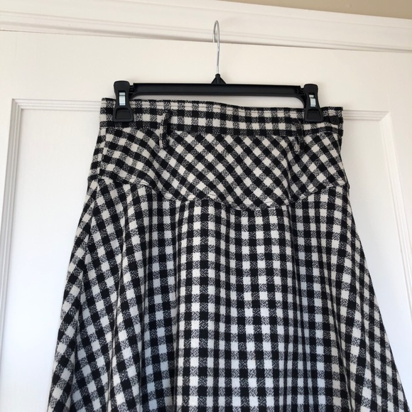 Vintage Wool High Waist Skirt - Picture 3 of 8